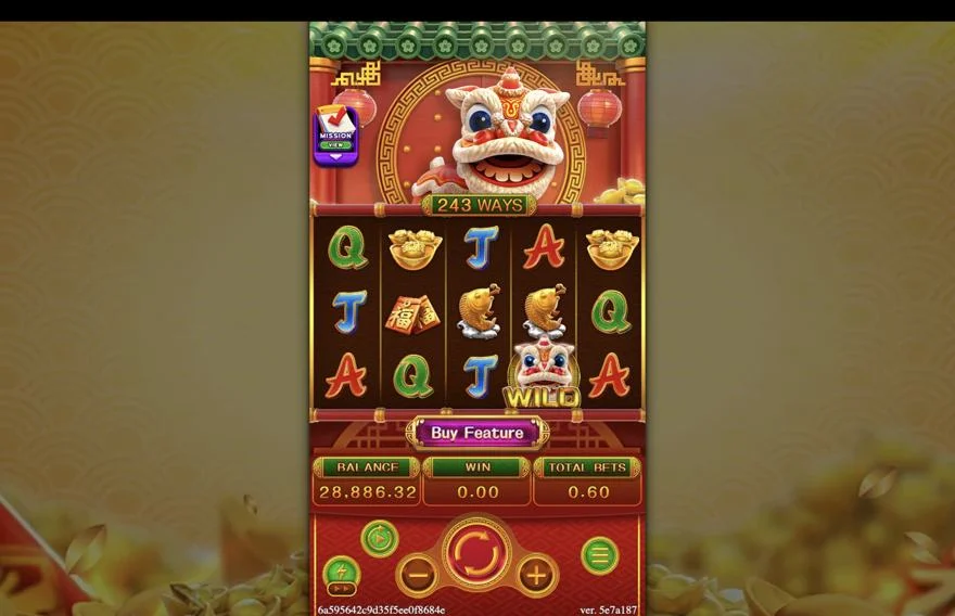 Ảnh bảng biểu tượng & tính năng game CHINESE NEW YEAR (slot CG) chơi tại LC79