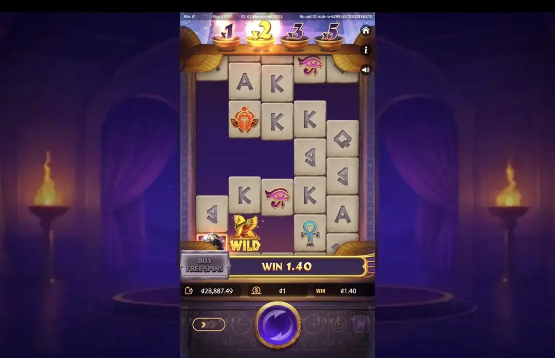 Ảnh giao diện chính game Cleopatra’s Fortune Ways (Kingmidas #) (slot) chơi tại LC79