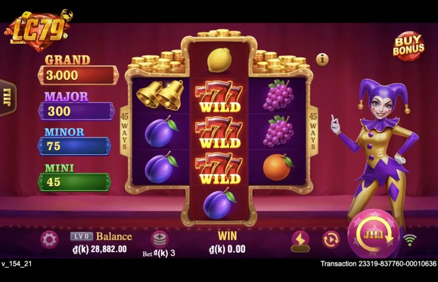Ảnh bảng biểu tượng & tính năng game Joker Coins Expanded (slot JILI) chơi tại LC79