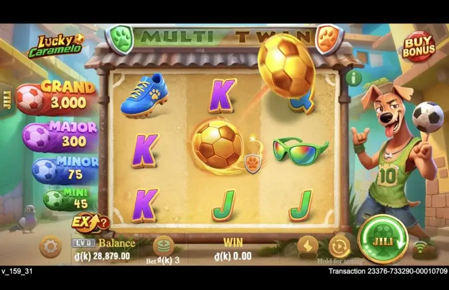 Ảnh bảng biểu tượng & tính năng game Lucky Caramelo (slot JILI) chơi tại LC79