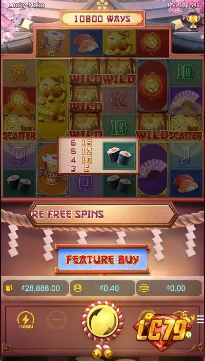 Lucky Neko — ảnh màn hình