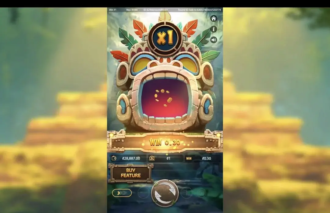 Ảnh giao diện chính game Maya: Temple of Fortune (Kingmidas #) (slot) chơi tại LC79