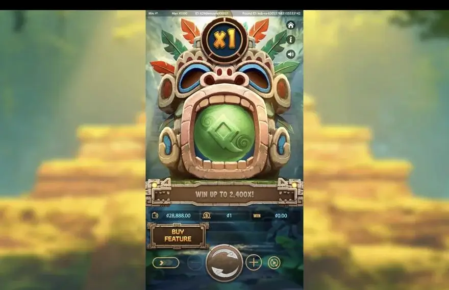 Ảnh màn hình gameplay game Maya: Temple of Fortune (Kingmidas #) (slot) chơi tại LC79