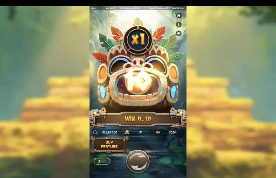 Ảnh bảng biểu tượng & tính năng game Maya: Temple of Fortune (Kingmidas #) (slot) chơi tại LC79
