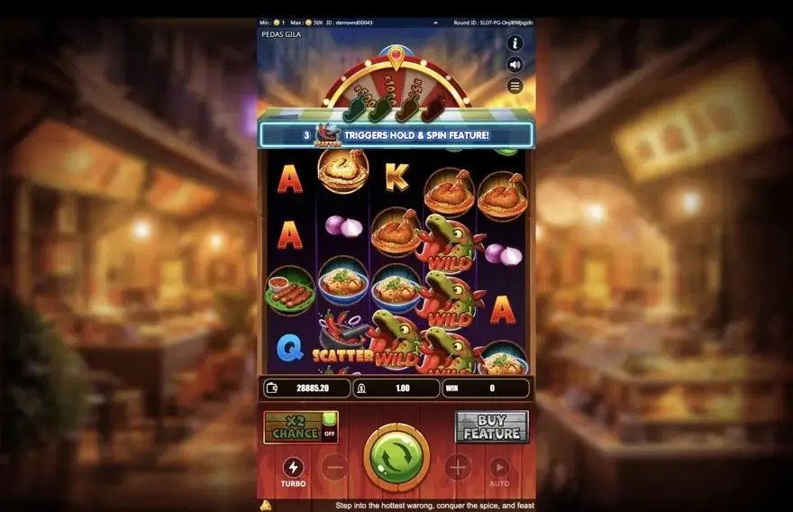 Ảnh bảng biểu tượng & tính năng game Spicy Gila (Kingmidas #) (slot) chơi tại LC79