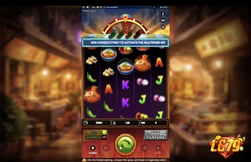 Ảnh màn hình gameplay game Boxing King (slot JILI) chơi tại LC79