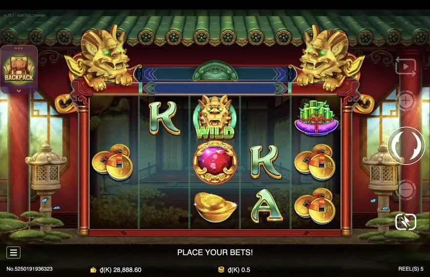 Ảnh bảng biểu tượng & tính năng game Fortune Treasure (slot JDB) chơi tại LC79