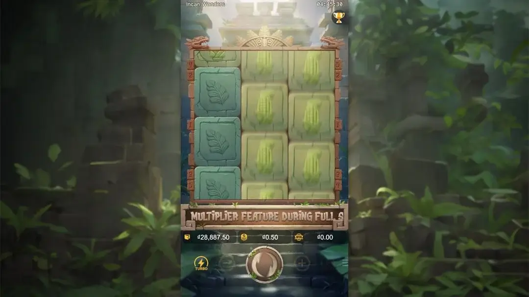 Ảnh giao diện chính game Incan Wonders (slot PG) chơi tại LC79