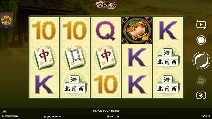 Ảnh bảng biểu tượng & tính năng game Mahjong (slot JDB) chơi tại LC79