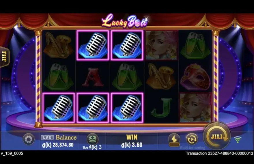 Ảnh màn hình gameplay game mẹo chơi lucky ball lc79 (slot) chơi tại LC79