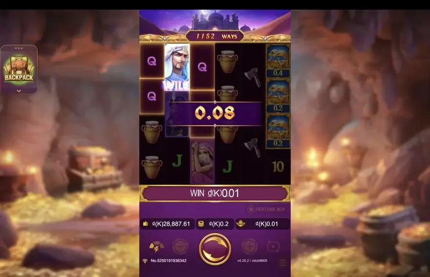 Ảnh màn hình gameplay game mẹo chơi open sesame mega lc79 (slot) chơi tại LC79