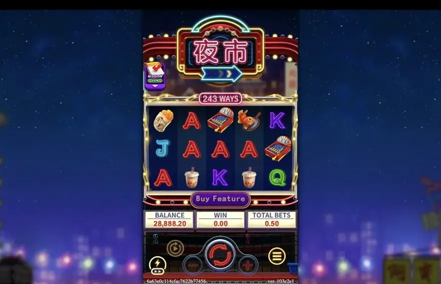 Ảnh màn hình gameplay game NIGHT MARKET (slot FC) chơi tại LC79