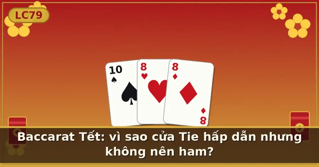 Baccarat Tết: vì sao cửa Tie hấp dẫn nhưng không nên ham? — LC79