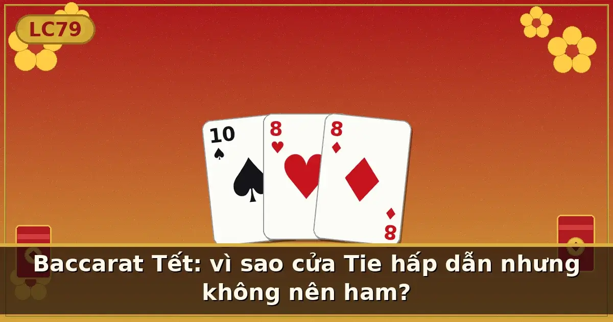 Baccarat Tết: vì sao cửa Tie hấp dẫn nhưng không nên ham? — LC79