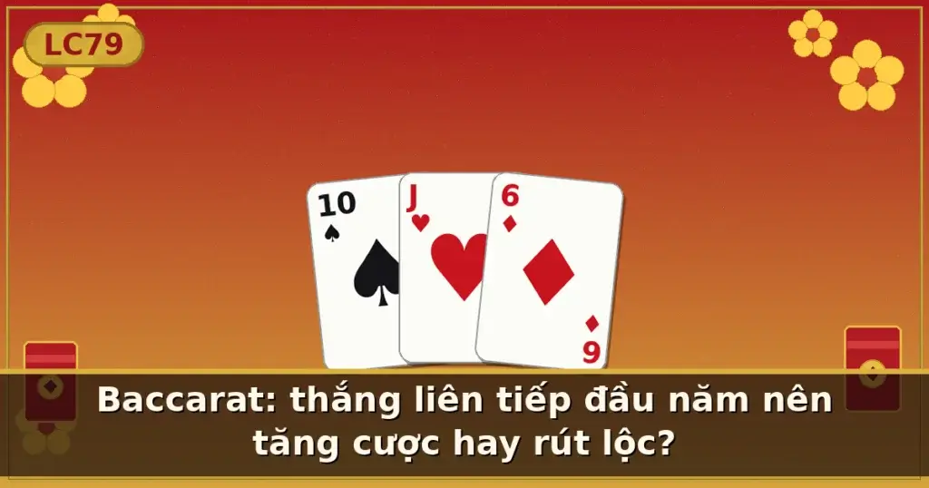 Baccarat: thắng liên tiếp đầu năm nên tăng cược hay rút lộc? — LC79