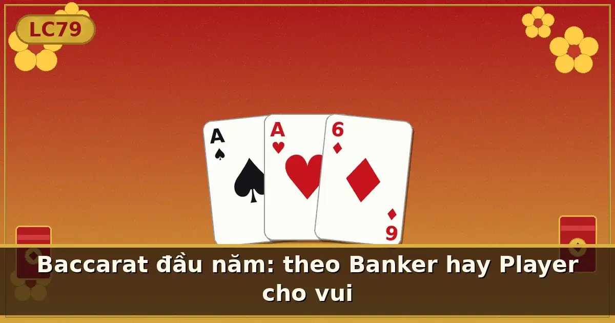 Baccarat đầu năm: theo Banker hay Player cho vui — LC79