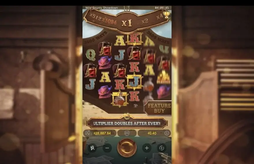 Ảnh bảng biểu tượng & tính năng game Wild Bounty Showdown (slot PG) chơi tại LC79