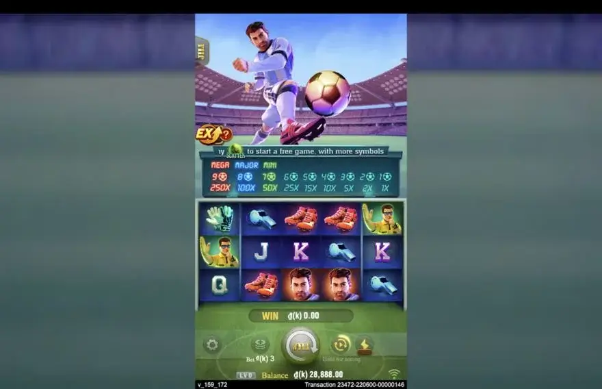 Ảnh màn hình gameplay game World Cup (slot JILI) chơi tại LC79