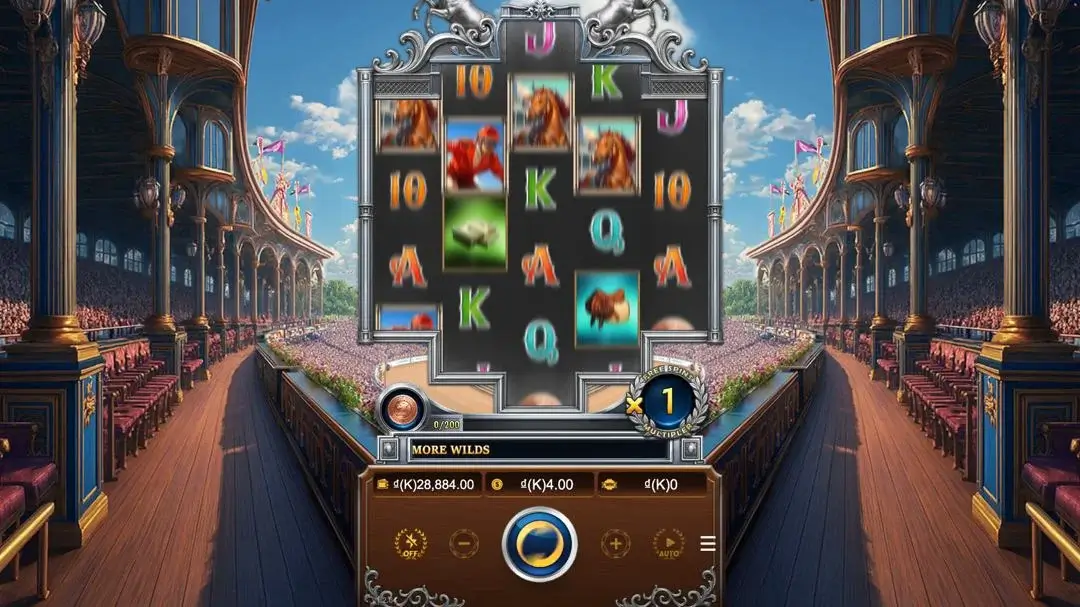Ảnh giao diện chính game Derby King (slot JDB) chơi tại LC79