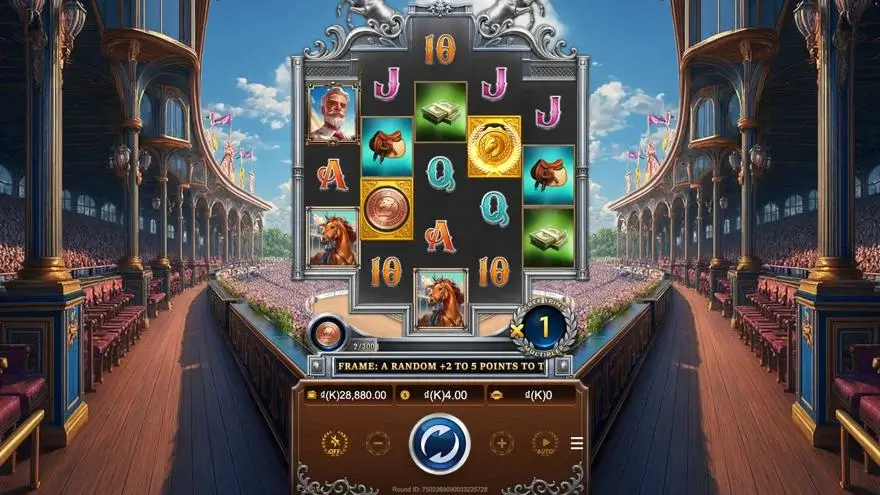 Ảnh màn hình gameplay game Derby King (slot JDB) chơi tại LC79