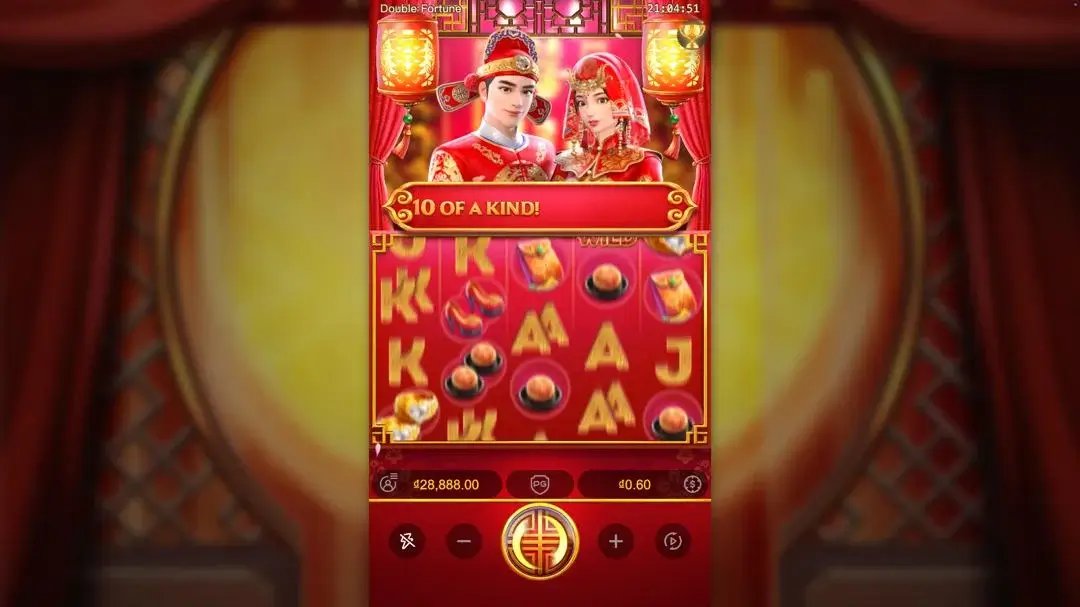 Ảnh giao diện chính game Double Fortune (slot PG) chơi tại LC79