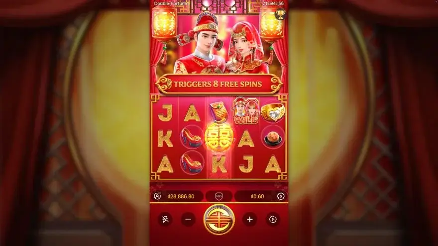 Ảnh màn hình gameplay game Double Fortune (slot PG) chơi tại LC79