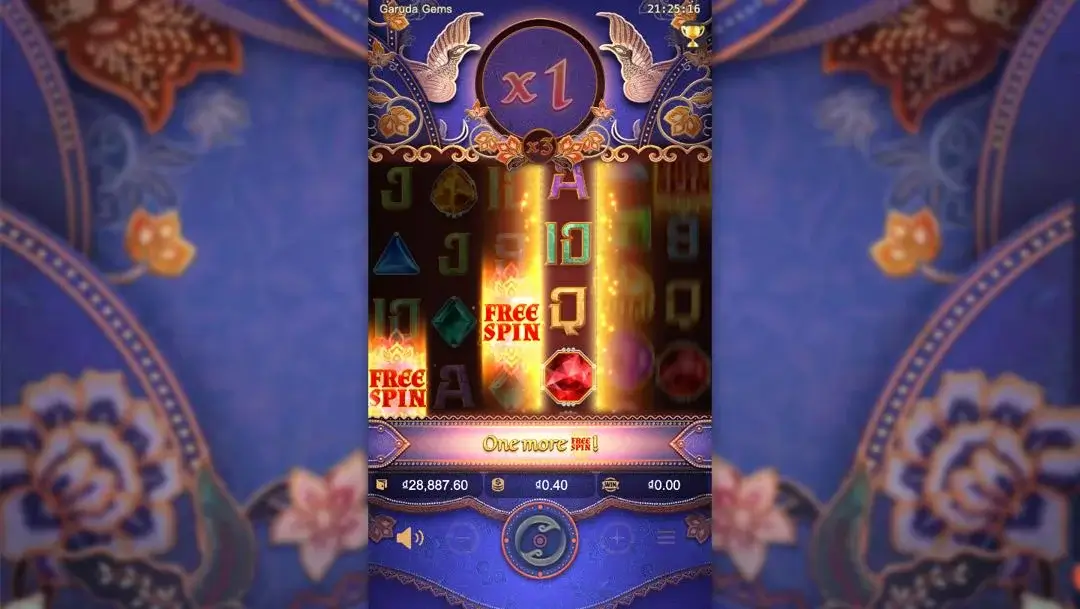 Ảnh giao diện chính game Garuda Gems (slot PG) chơi tại LC79