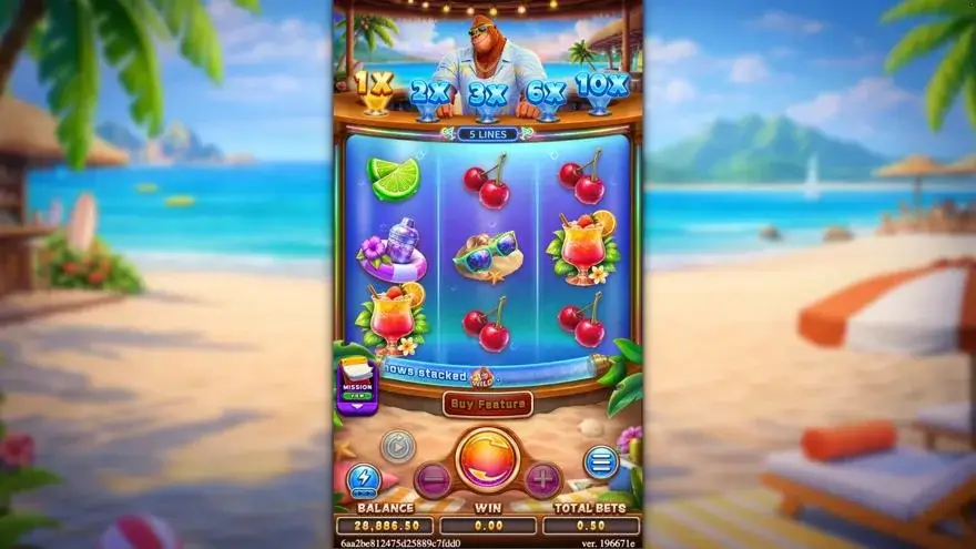 Ảnh bảng biểu tượng & tính năng game KONG ISLAND (slot FC) chơi tại LC79