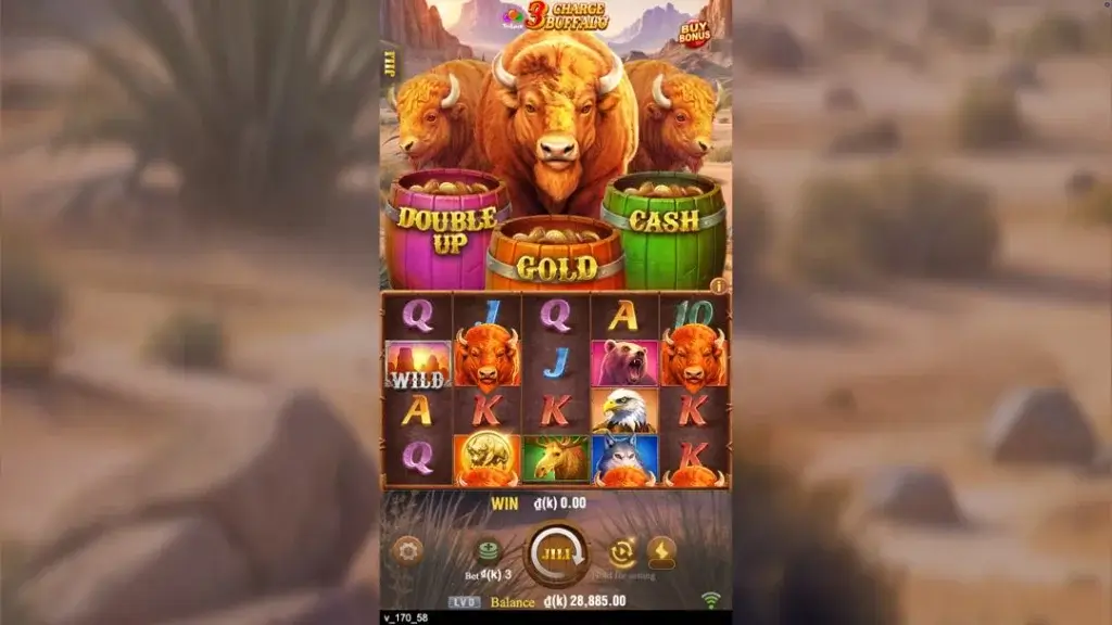 Ảnh giao diện chính game mẹo chơi 3 charge buffalo lc79 (slot) chơi tại LC79