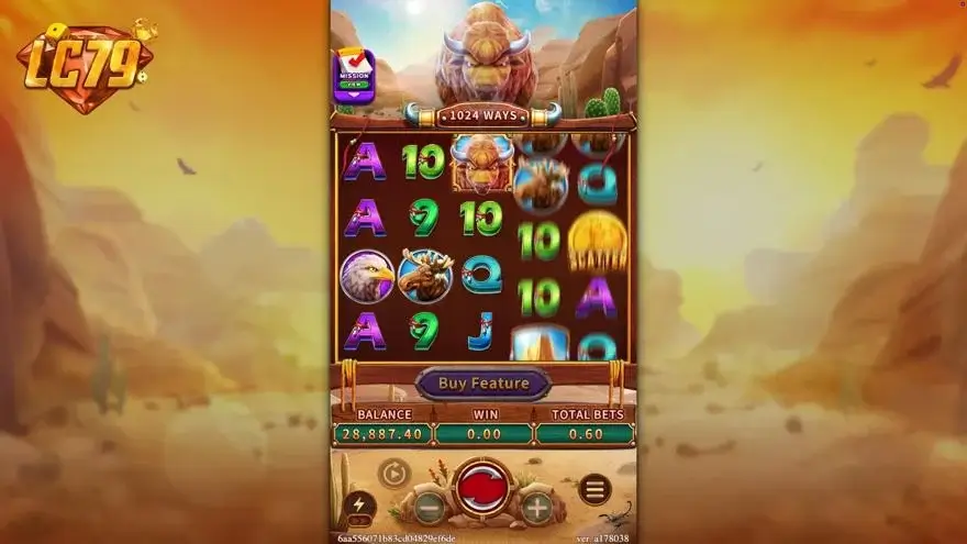 Ảnh màn hình gameplay game mẹo chơi crazy buffalo lc79 (slot) chơi tại LC79
