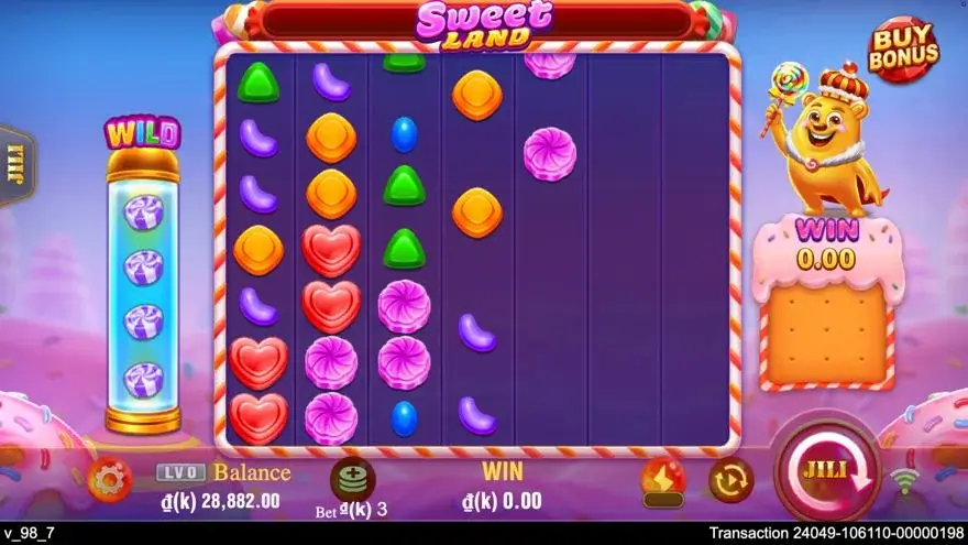 Ảnh màn hình gameplay game mẹo chơi sweet land lc79 (slot) chơi tại LC79