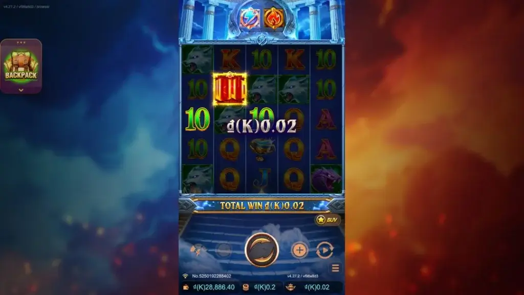 Ảnh giao diện chính game Ragnarok : Thor VS Loki (slot JDB) chơi tại LC79