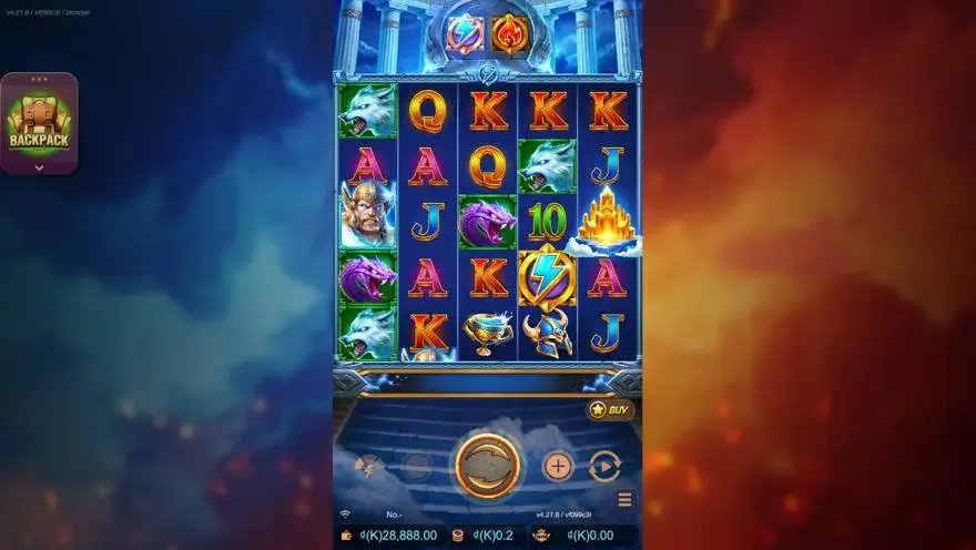 Ảnh bảng biểu tượng & tính năng game Ragnarok : Thor VS Loki (slot JDB) chơi tại LC79