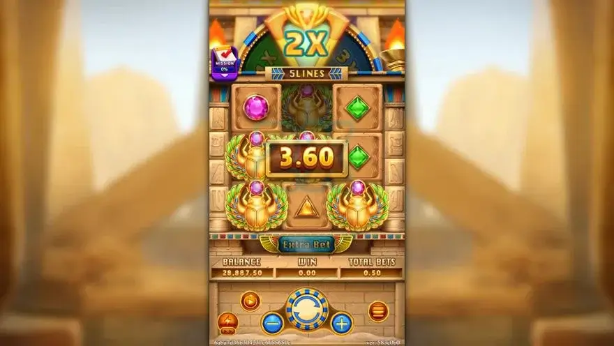 Ảnh màn hình gameplay game TREASURE RAIDERS (slot FC) chơi tại LC79