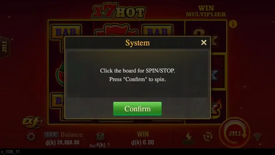 Ảnh bảng biểu tượng & tính năng game X7 HOT (slot JILI) chơi tại LC79