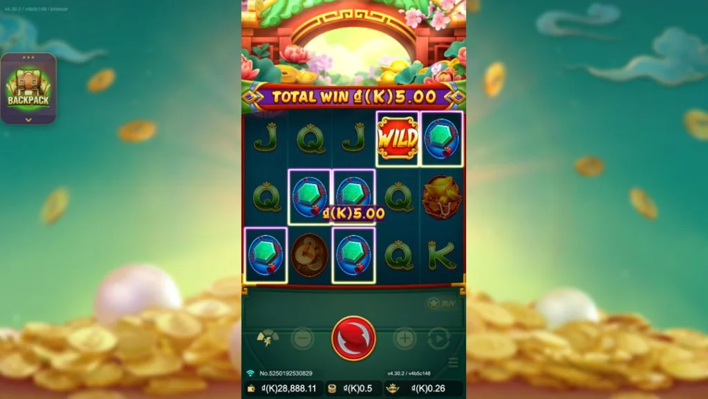 Ảnh giao diện chính game BlossomOfWealth (slot JDB) chơi tại LC79