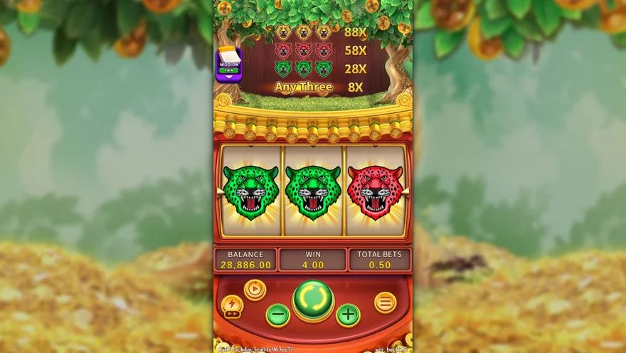 Ảnh màn hình gameplay game GOLDEN PANTHER (slot FC) chơi tại LC79