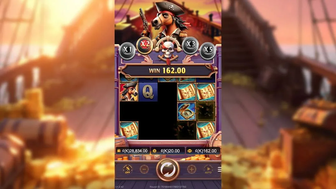 Ảnh giao diện chính game Horse of Bounty (slot JDB) chơi tại LC79