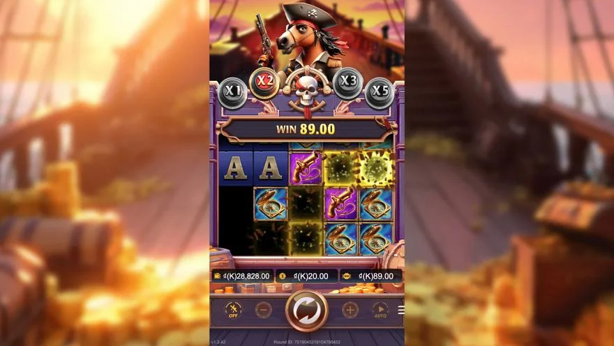 Ảnh màn hình gameplay game Horse of Bounty (slot JDB) chơi tại LC79