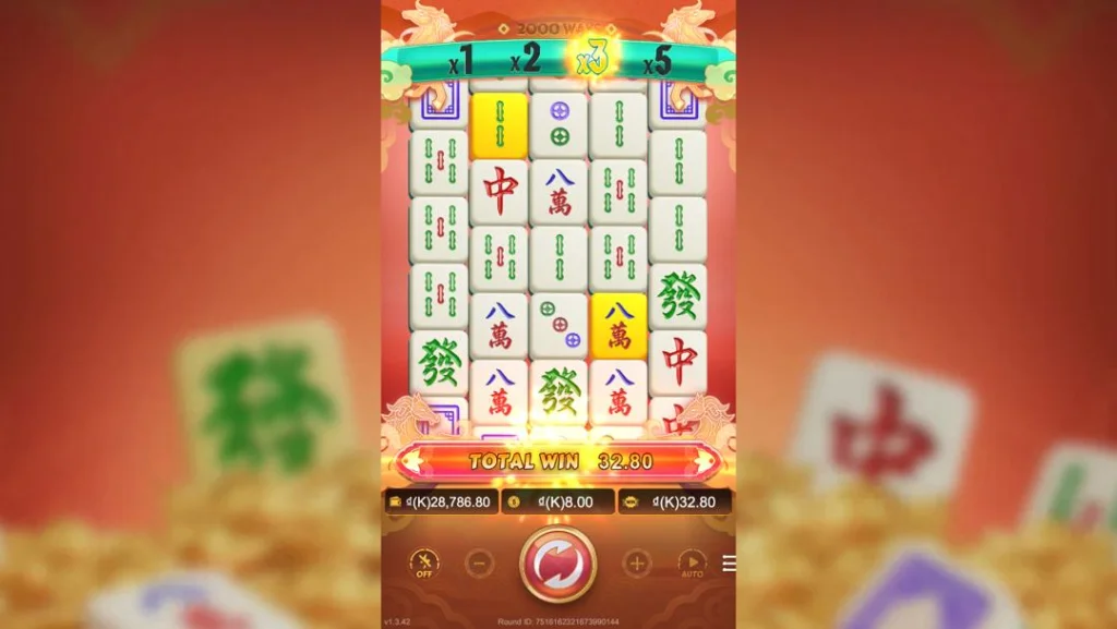 Ảnh giao diện chính game Mahjong Wins (slot JDB) chơi tại LC79