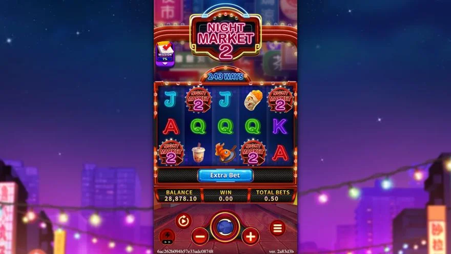 Ảnh màn hình gameplay game NIGHT MARKET 2 (slot FC) chơi tại LC79