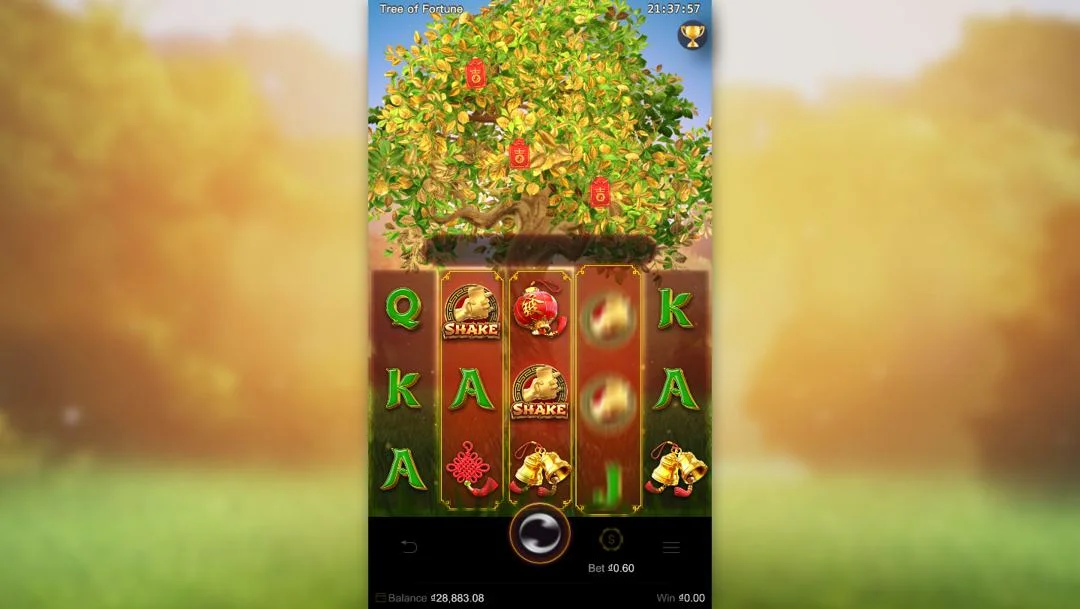 Ảnh giao diện chính game Tree of Fortune (slot LUCKY365) chơi tại LC79